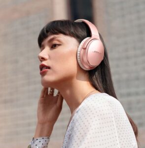 bose pink headphones