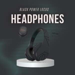 BLACK POWER LOCUS HEADPHONES