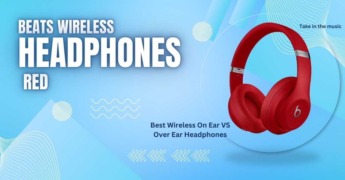 Beats Wireless headphones red