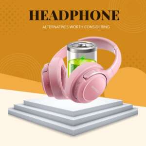 Pink Wireless Headphones