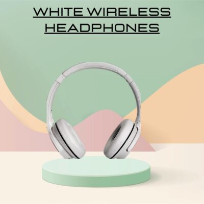 White Wireless Headphones