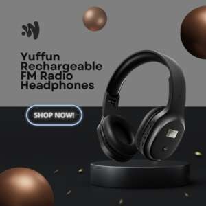 The YUFFUN Rechargeable FM Radio Headphone