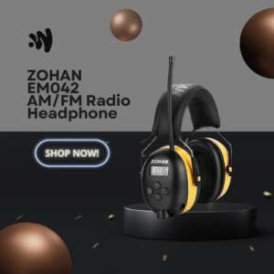 ZOHAN amfm radio headphones