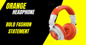 Orange Headphones 