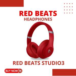 studio 3 red headphones