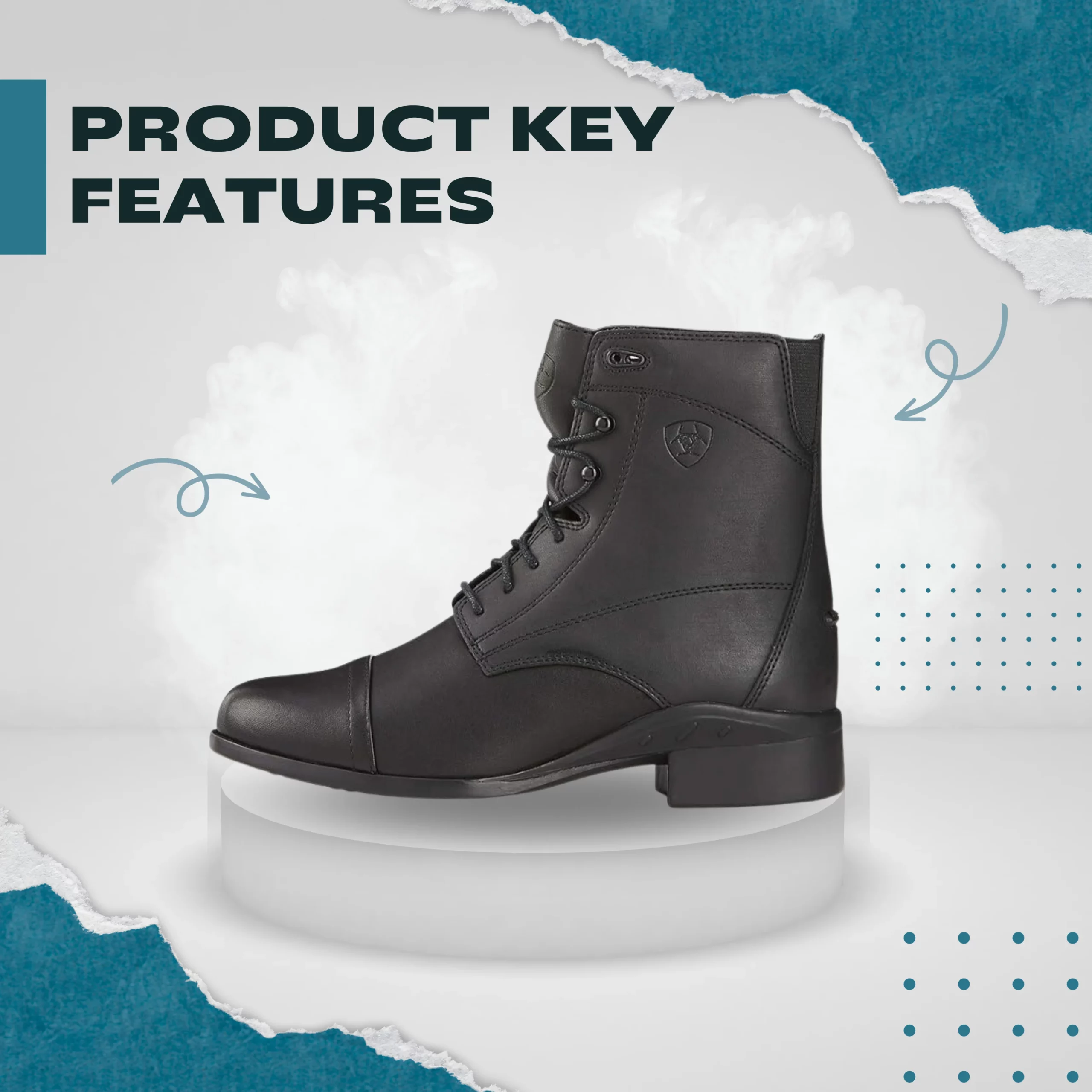 Black Riding Boots: ARIAT Scout Paddock Guide - greenzay
