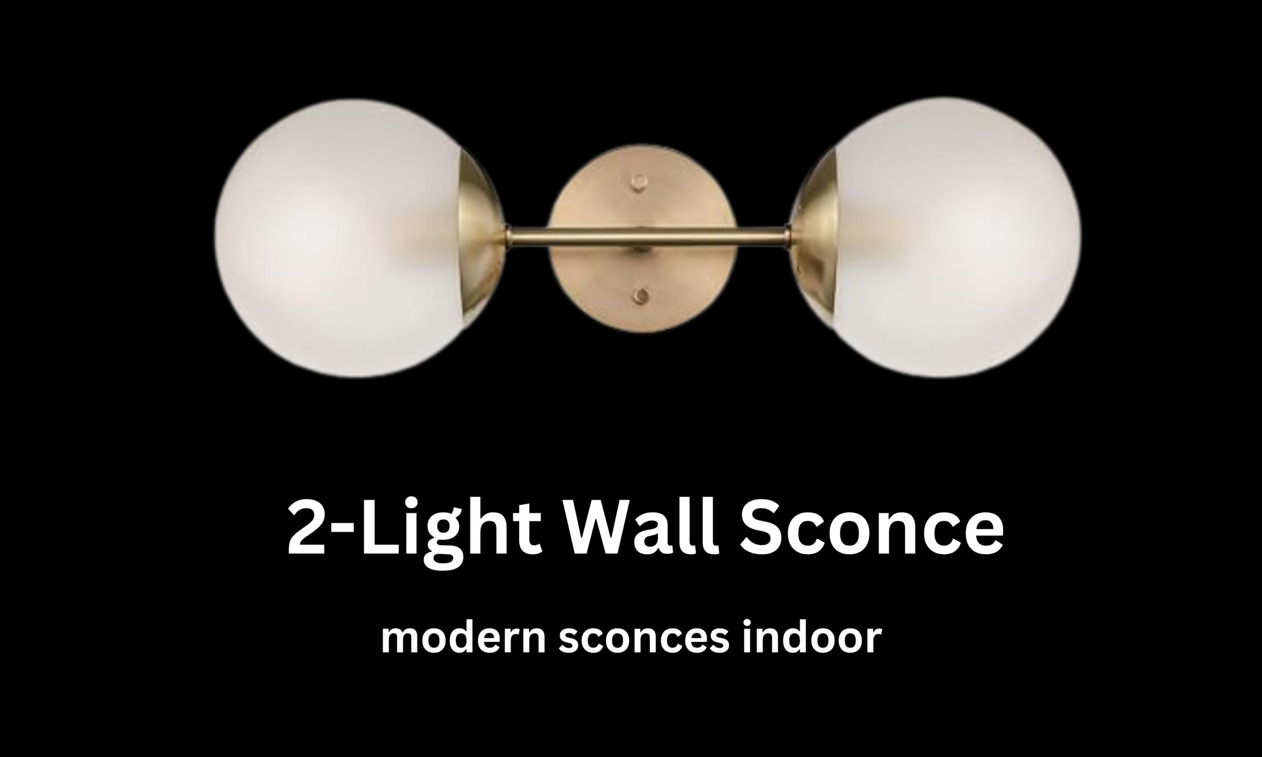 2-Light Wall Sconce