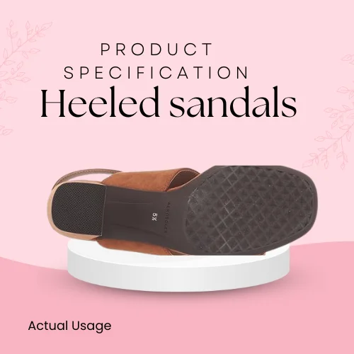 Brown Heeled sandals
