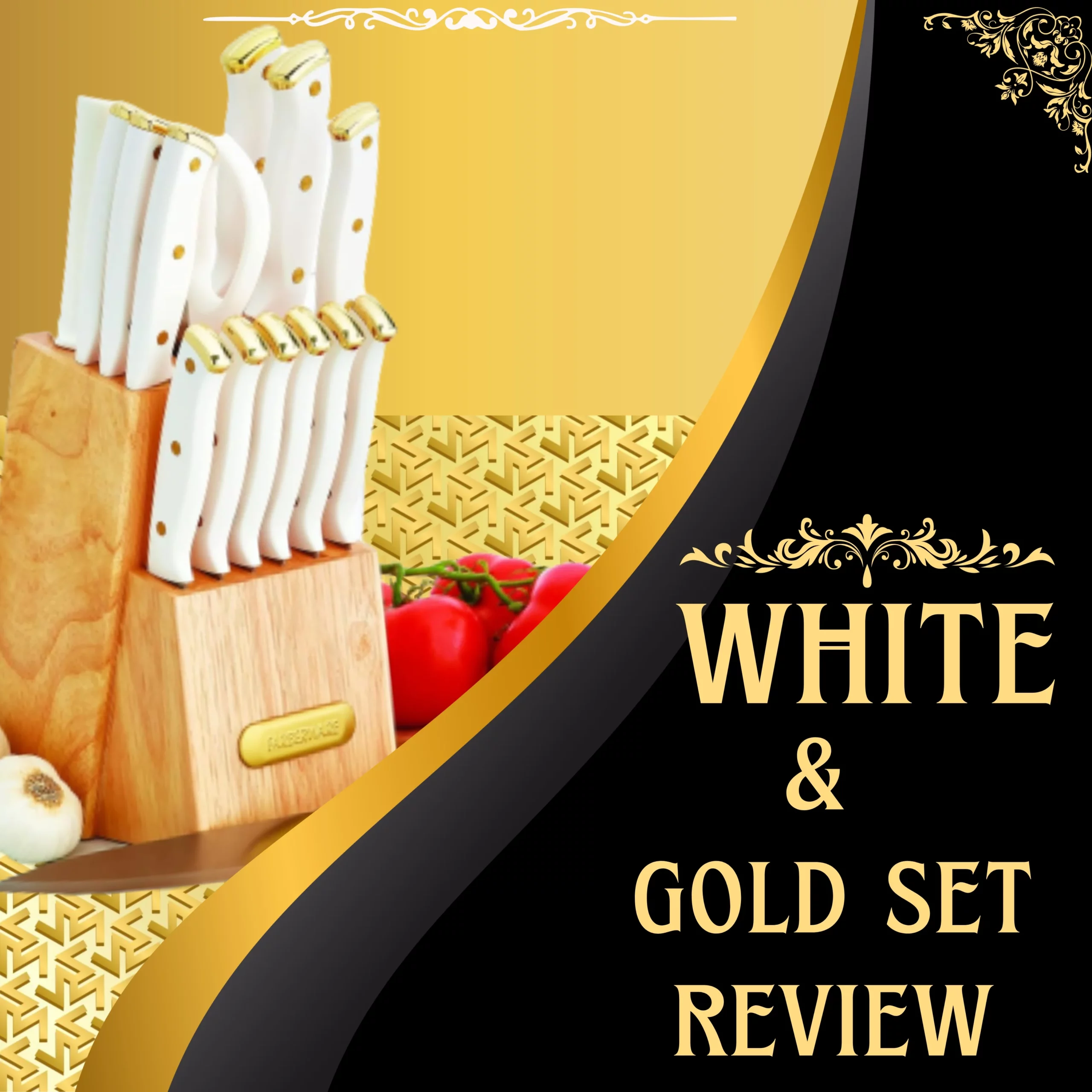 Gold Knife Set