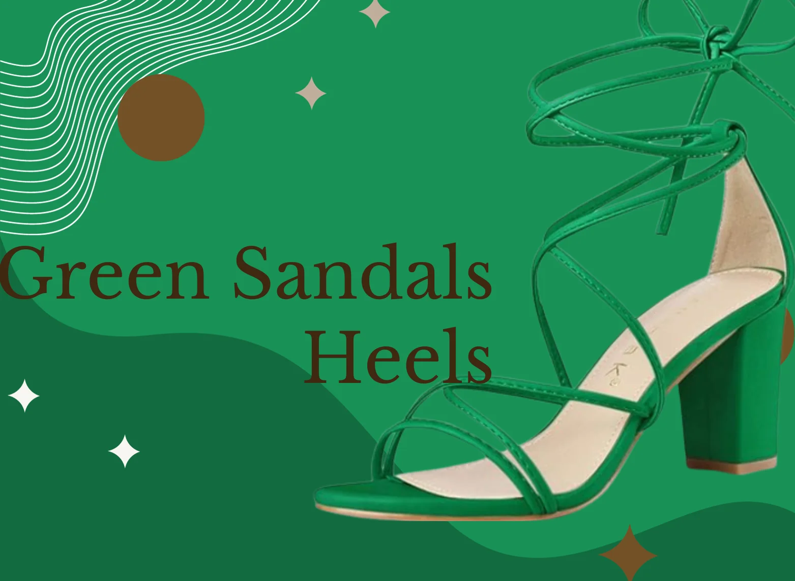 Green Sandals Heels