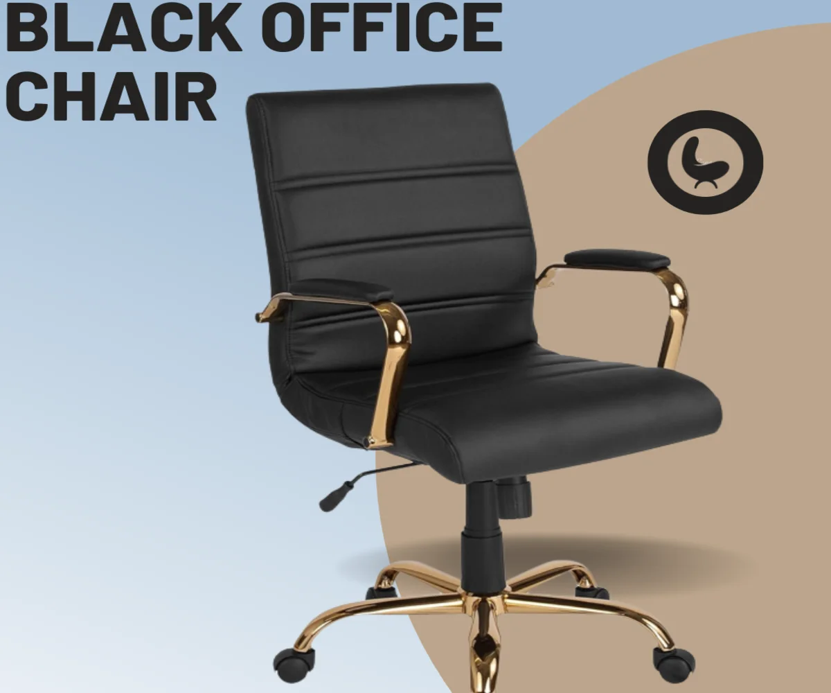 black office chair