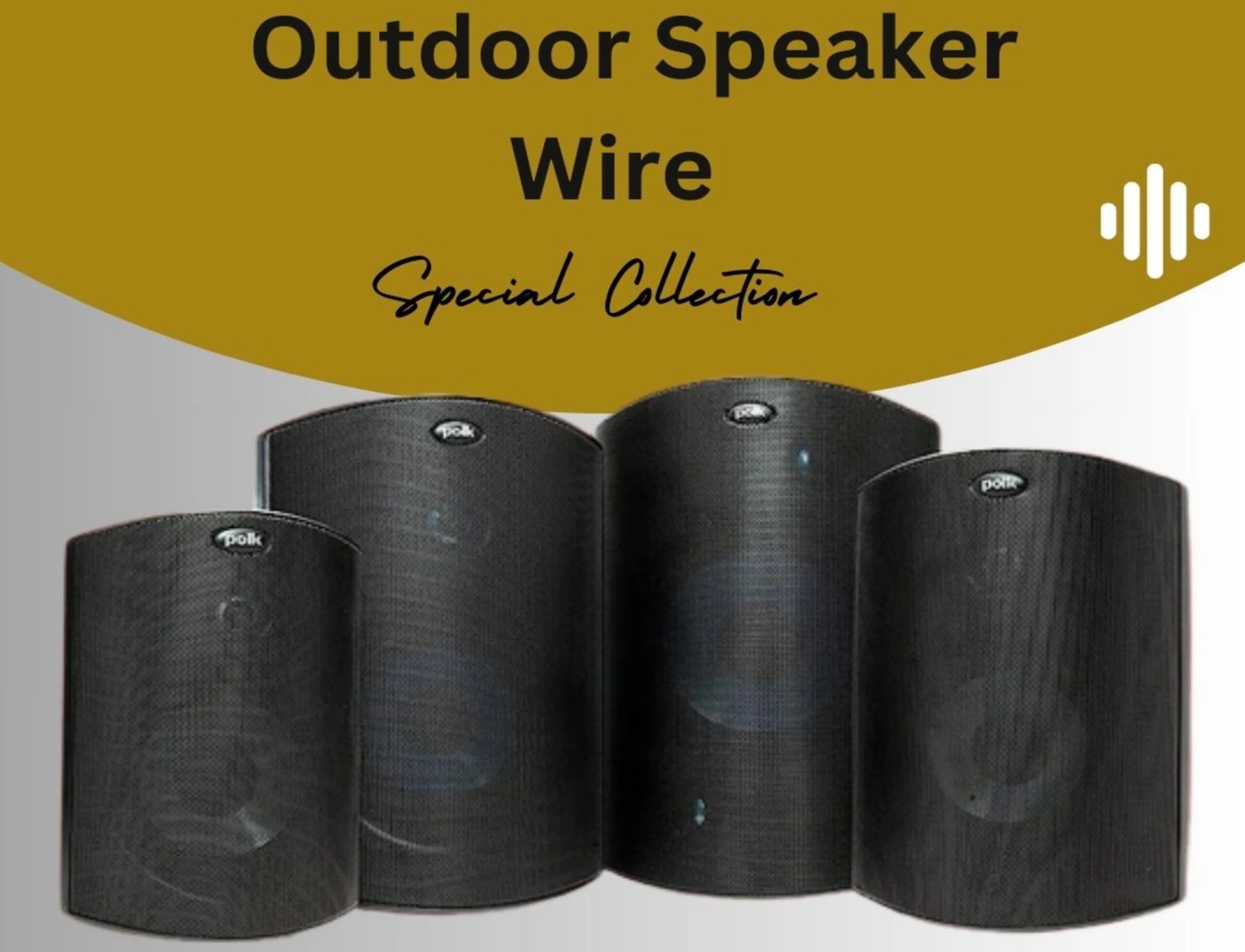 Outdoor speaker wire