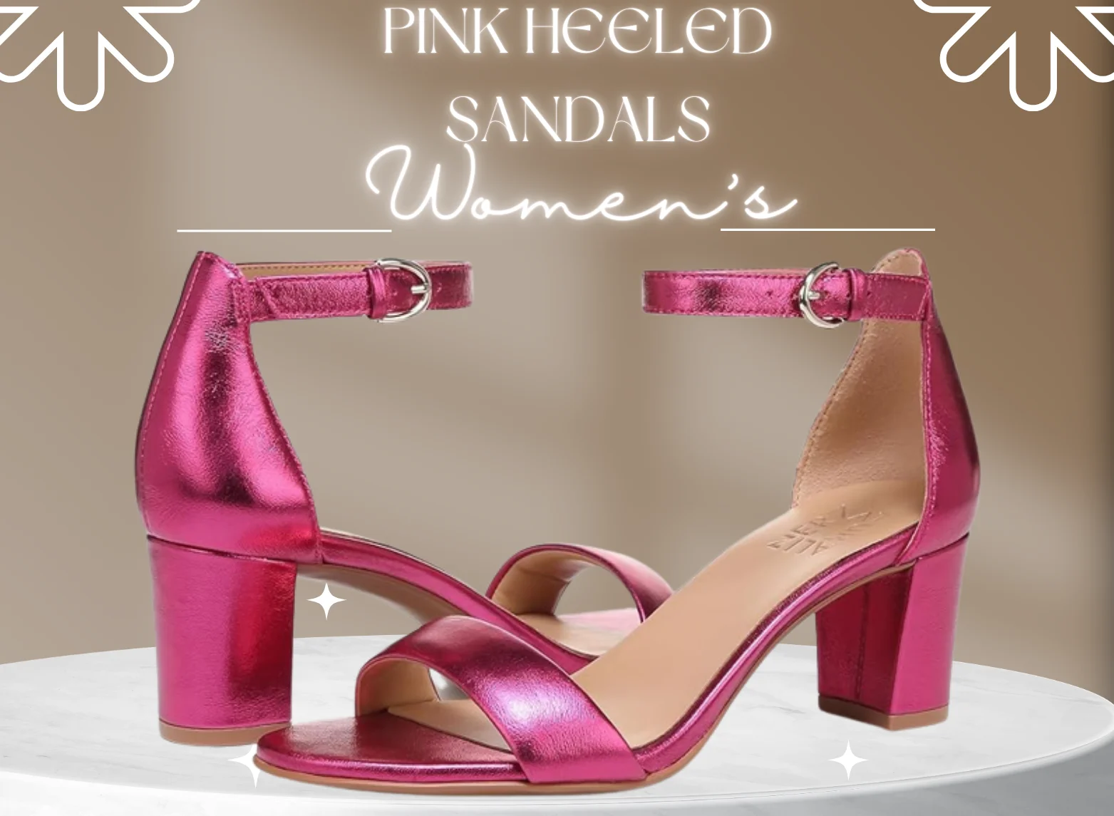 Pink Heeled sandals