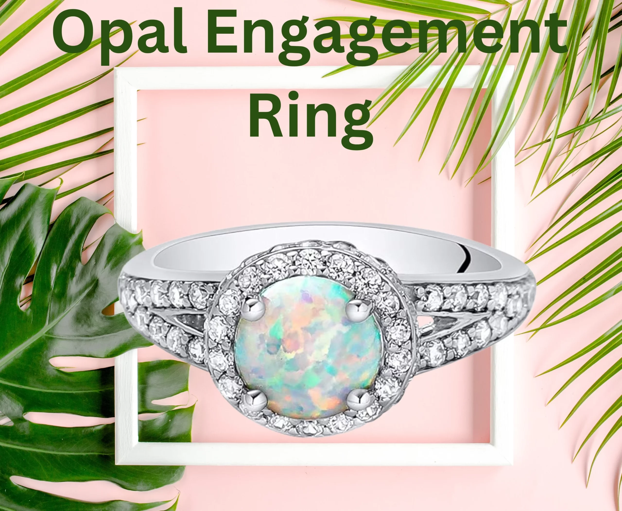 Opal Engagement Ring