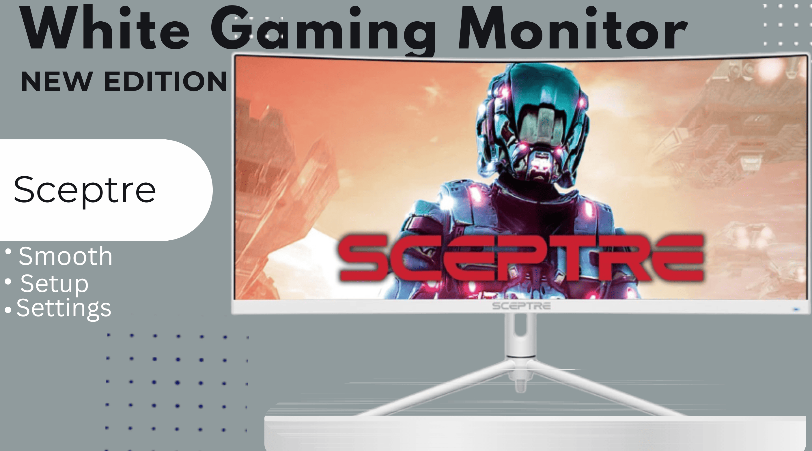 White Gaming Monitor