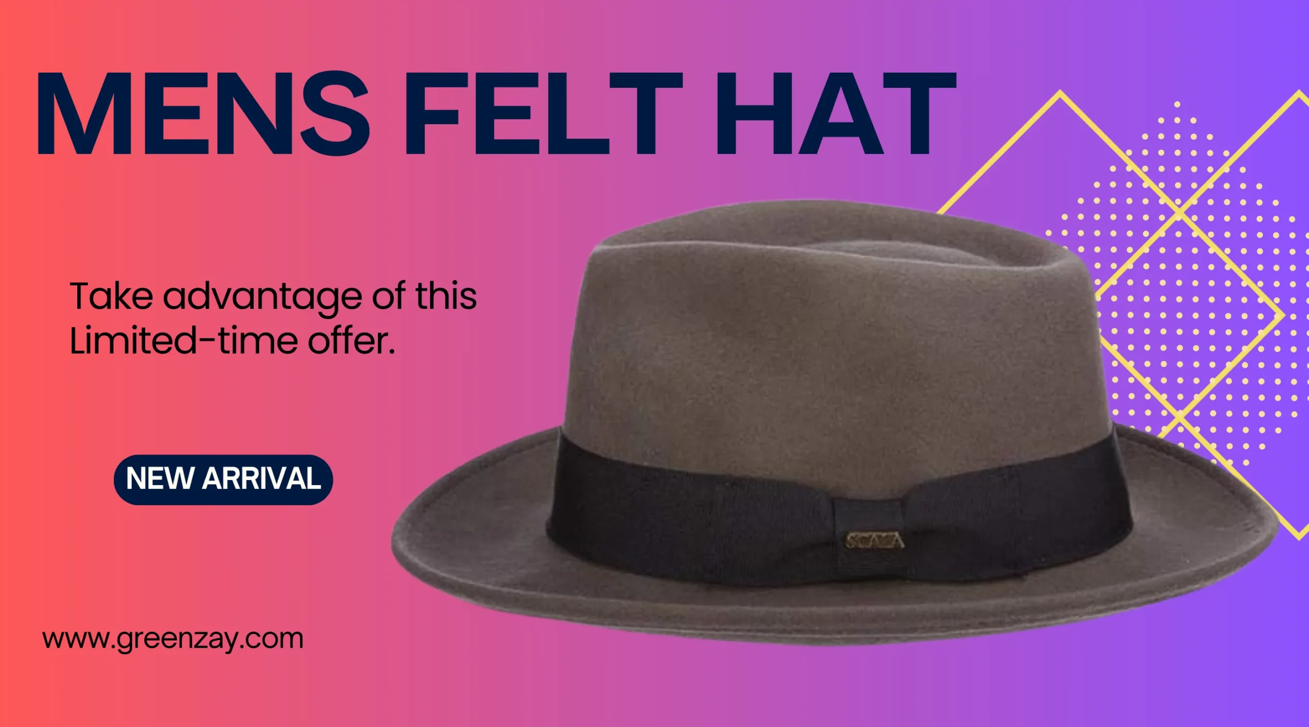 Mens Felt Hat