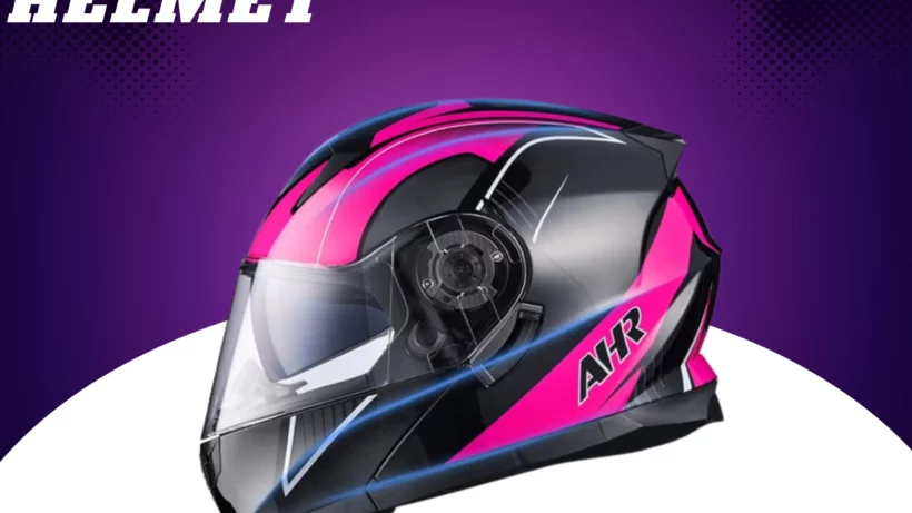 Pink Motorcycle Helmet