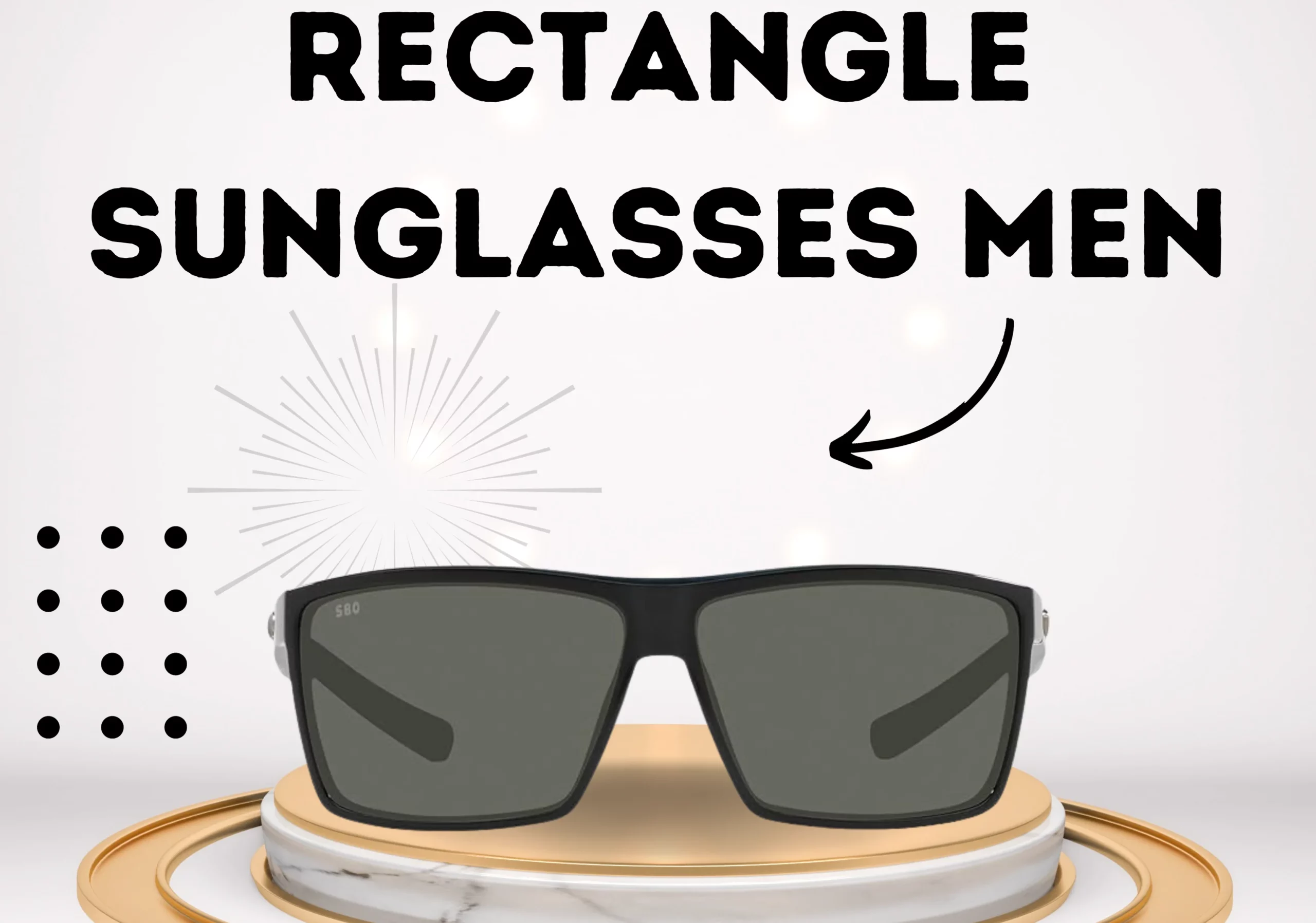 rectangle sunglasses men