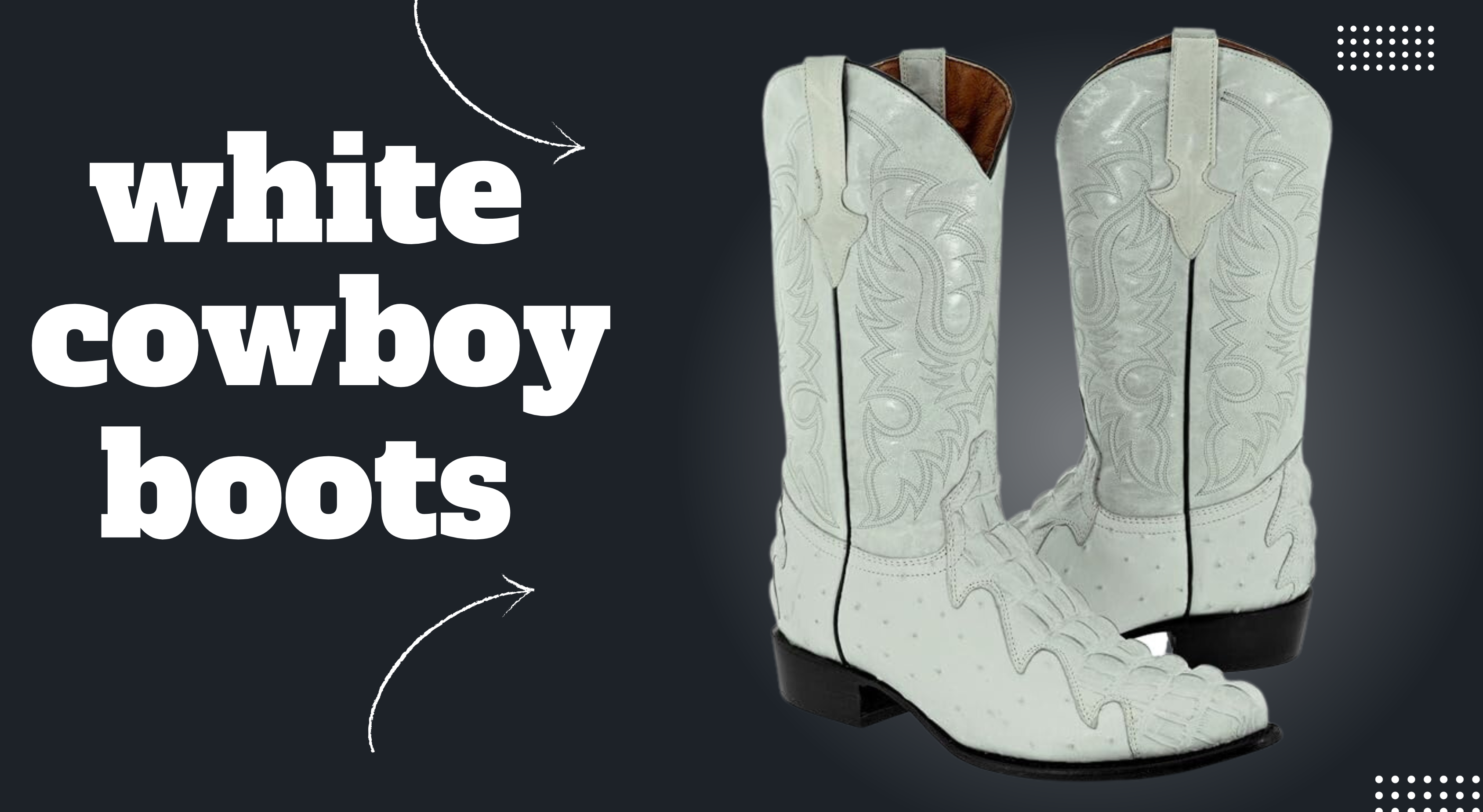 white cowboy boots