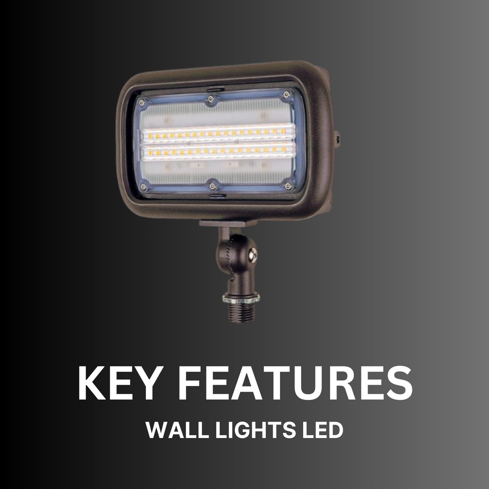 led outdoor wall lights
