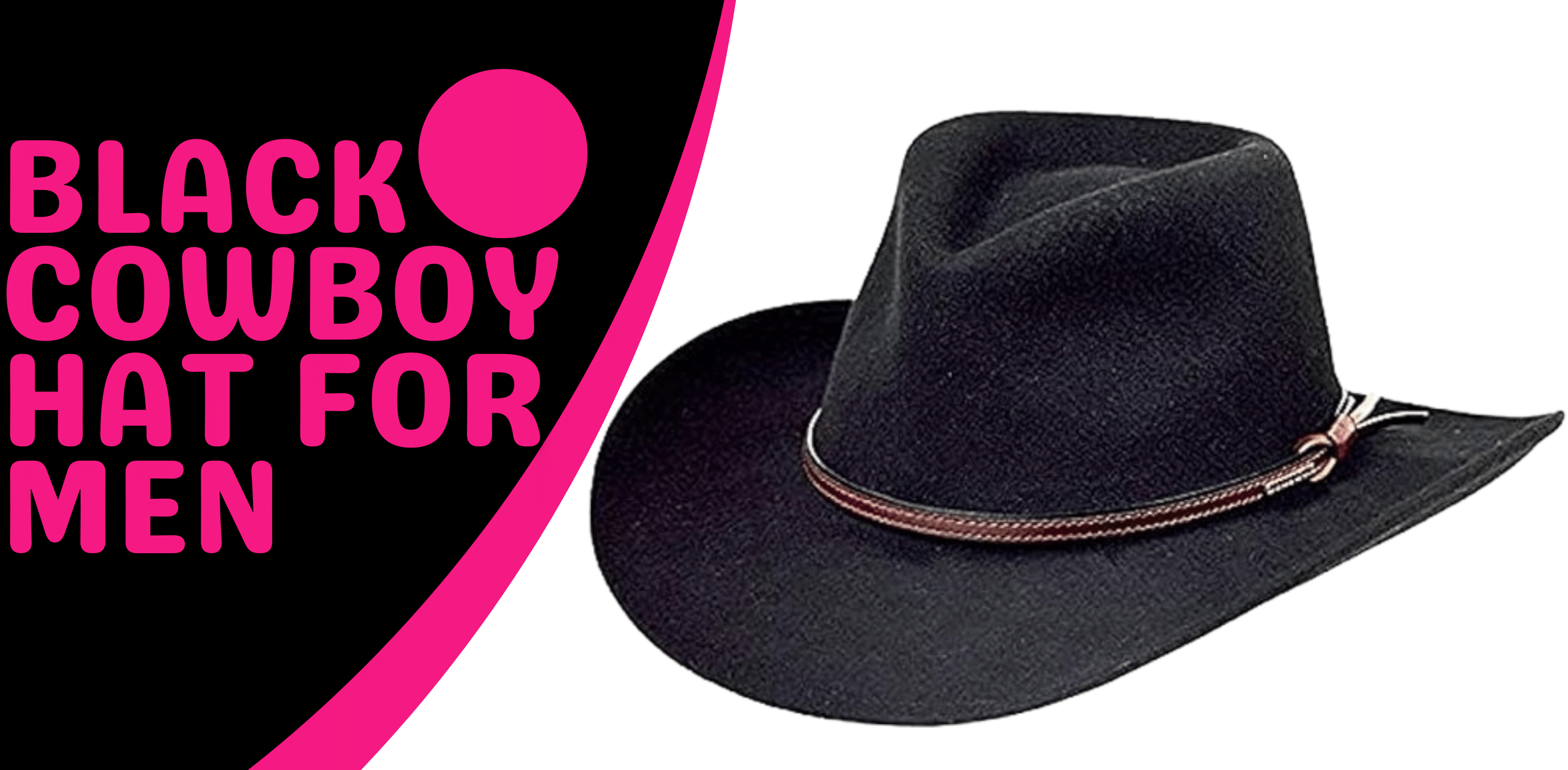 Black Cowboy Hat For Men