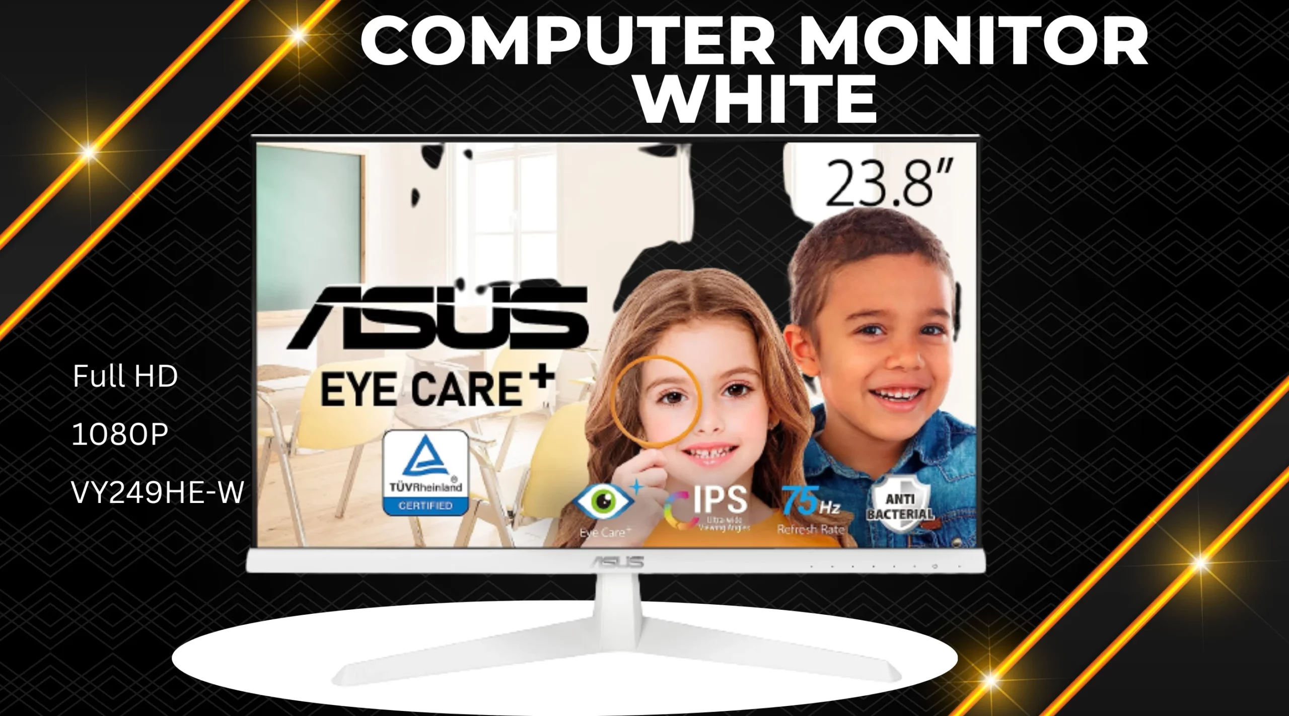 Computer Monitor White