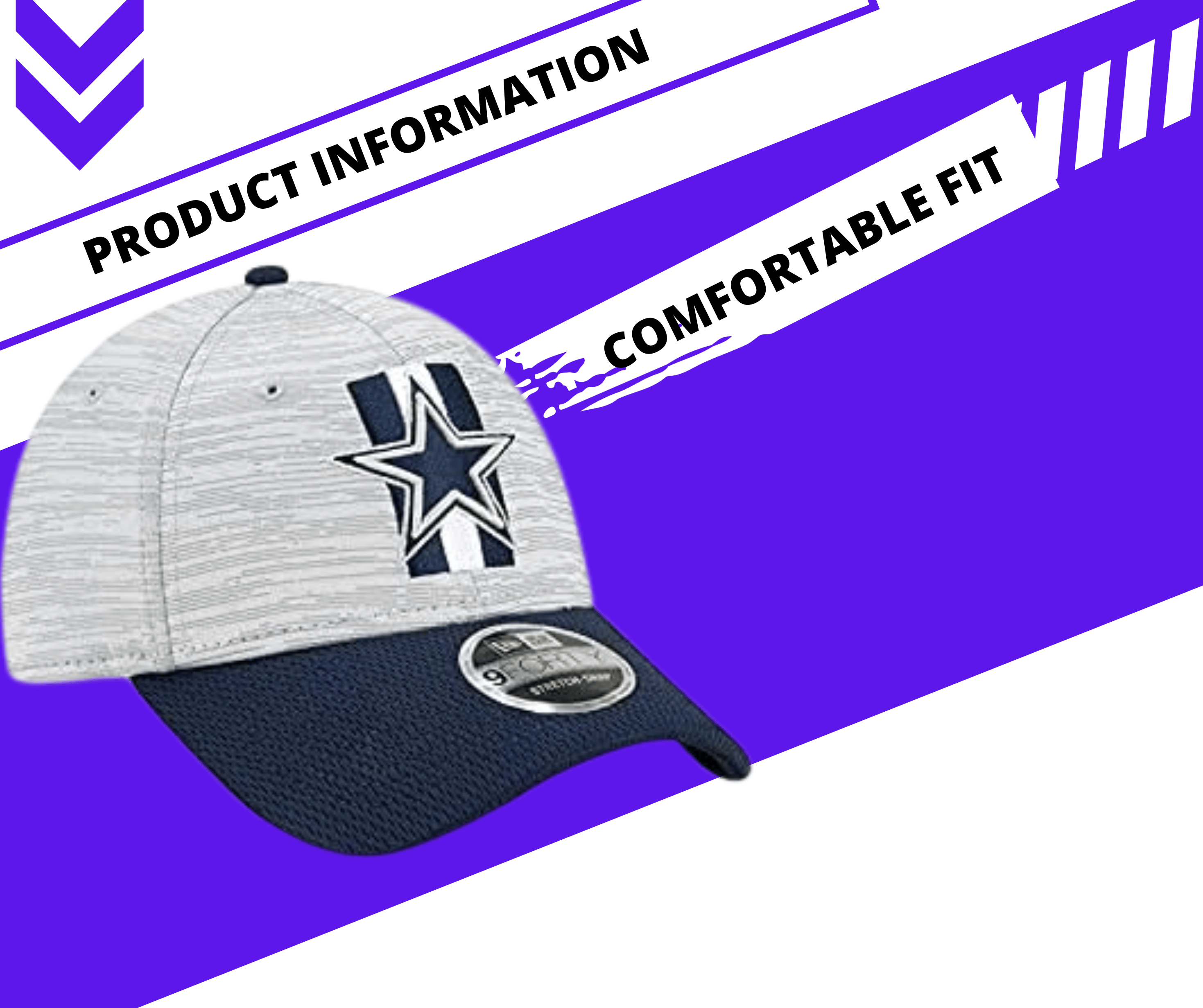 Dallas Cowboys Fitted Hats Junior Training 940 Hat 210330095