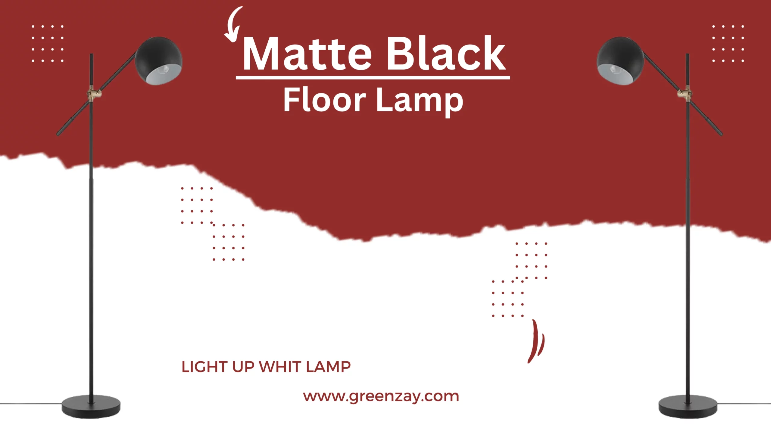 Matte Black Floor Lamp