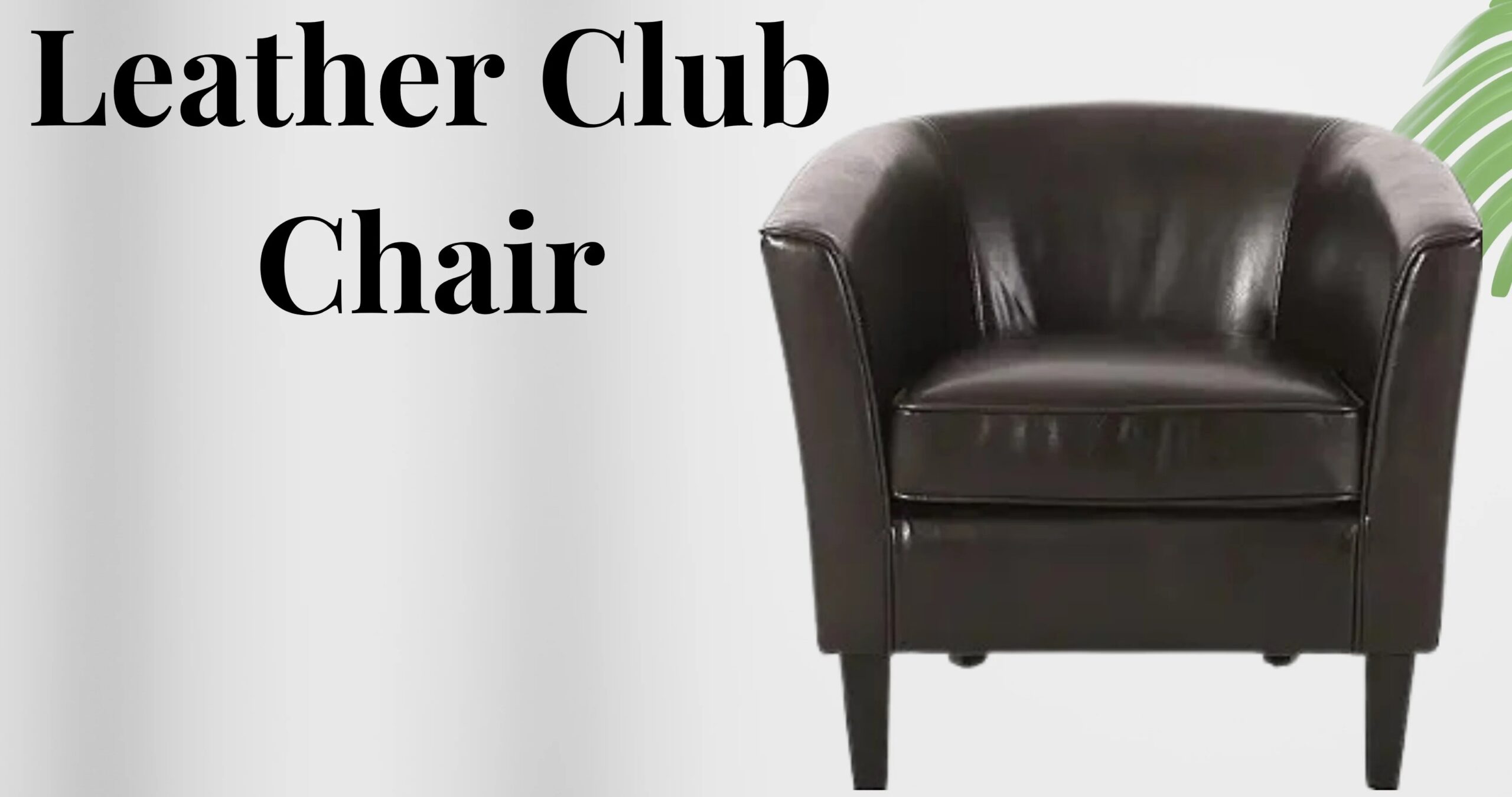 Leather Club Chair