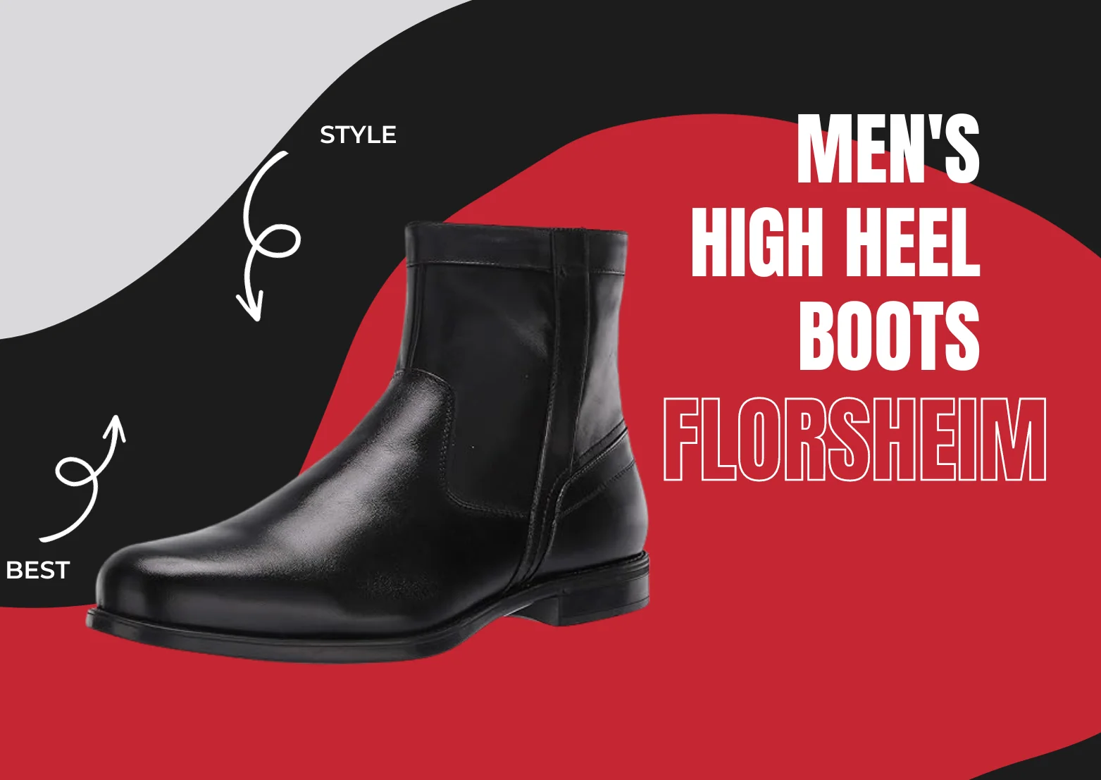 Men's High Heel Boots
