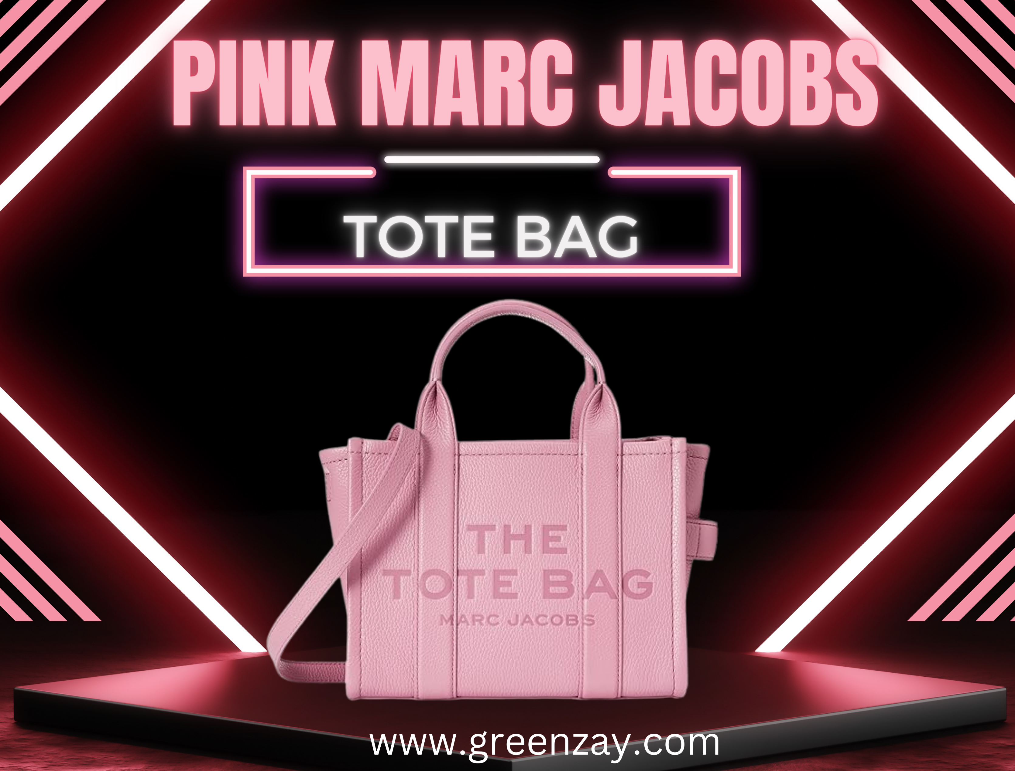 Pink Marc Jacob Tote Bag