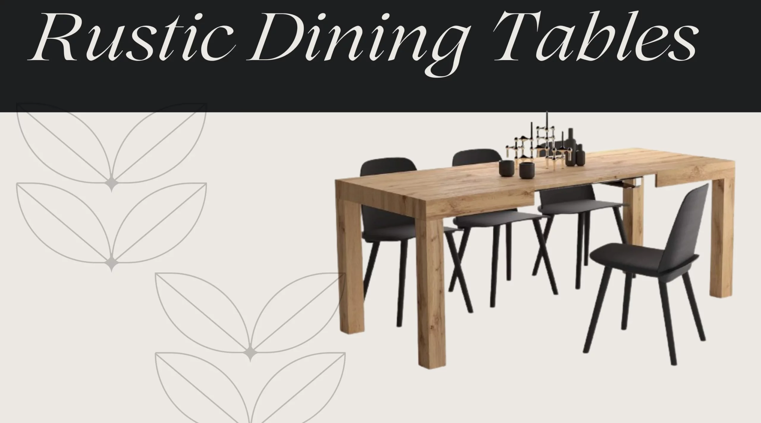 rustic dining tables