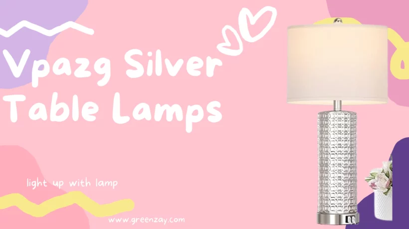 Vpazg Silver Table Lamps