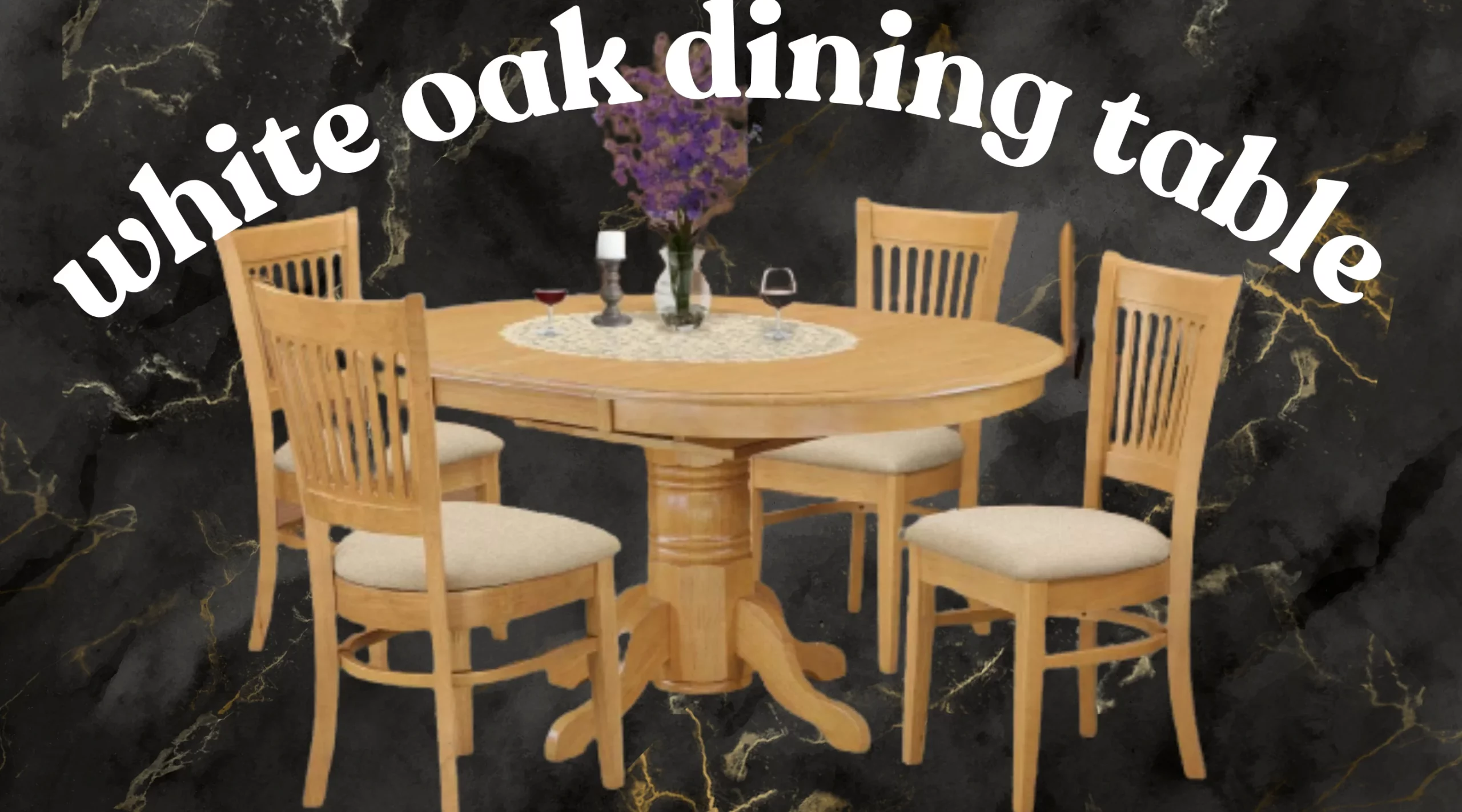 White Oak Dining Table