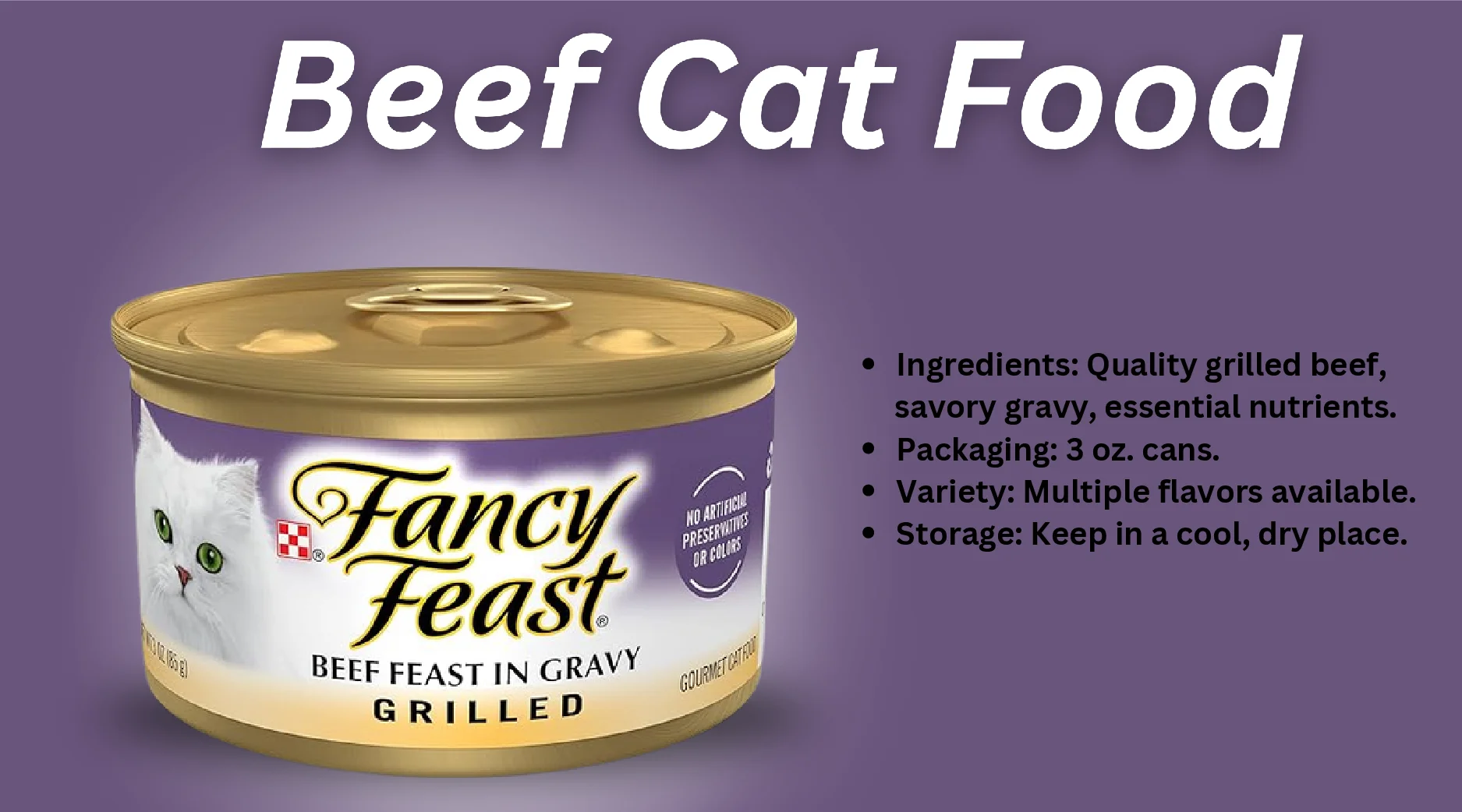beef cat food