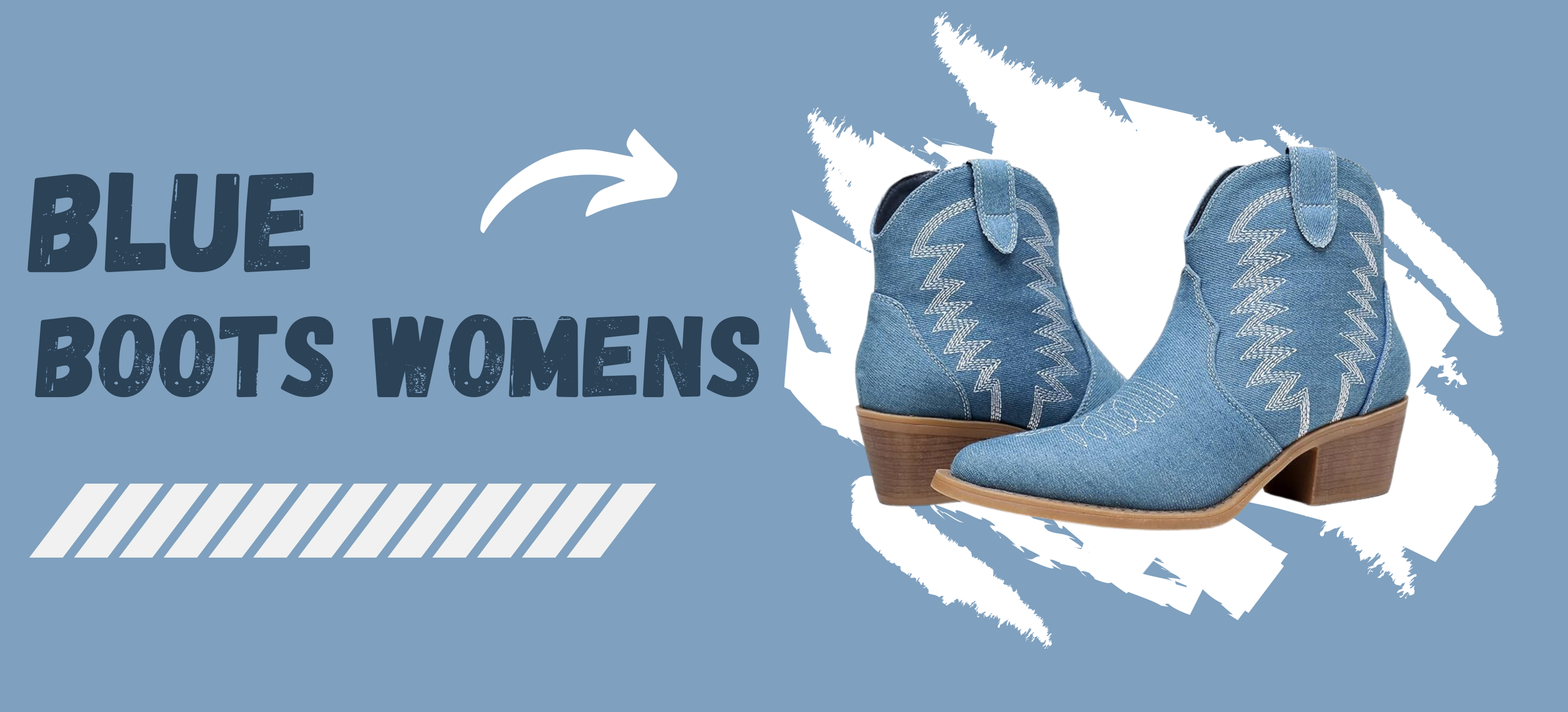 blue boots womens