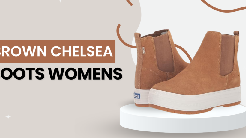 brown chelsea boots womens