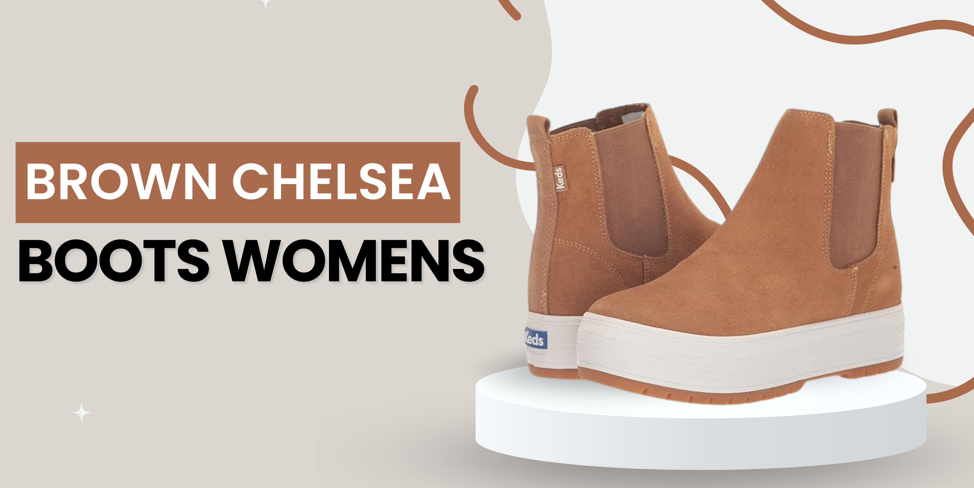 brown chelsea boots womens