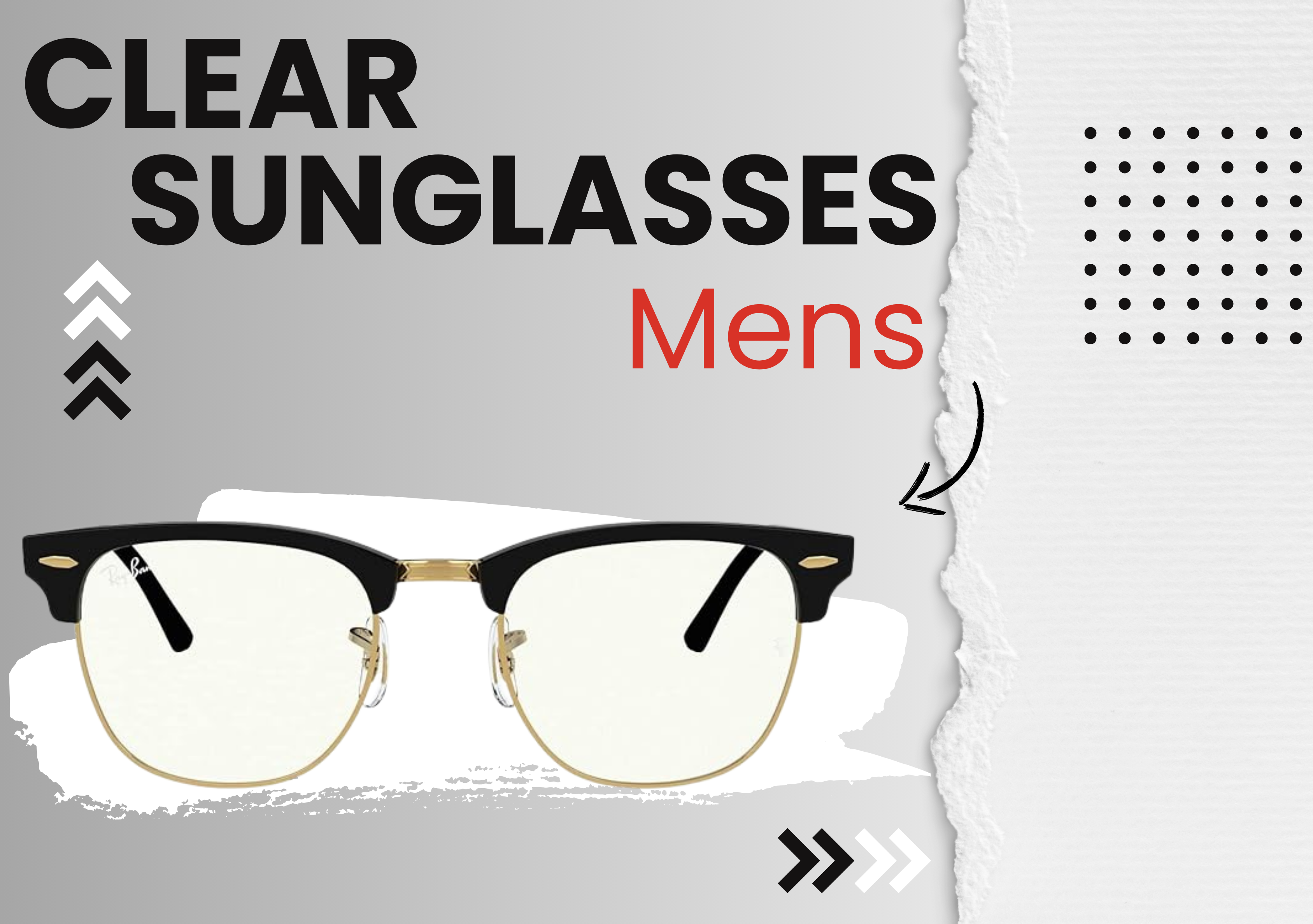 clear sunglasses mens