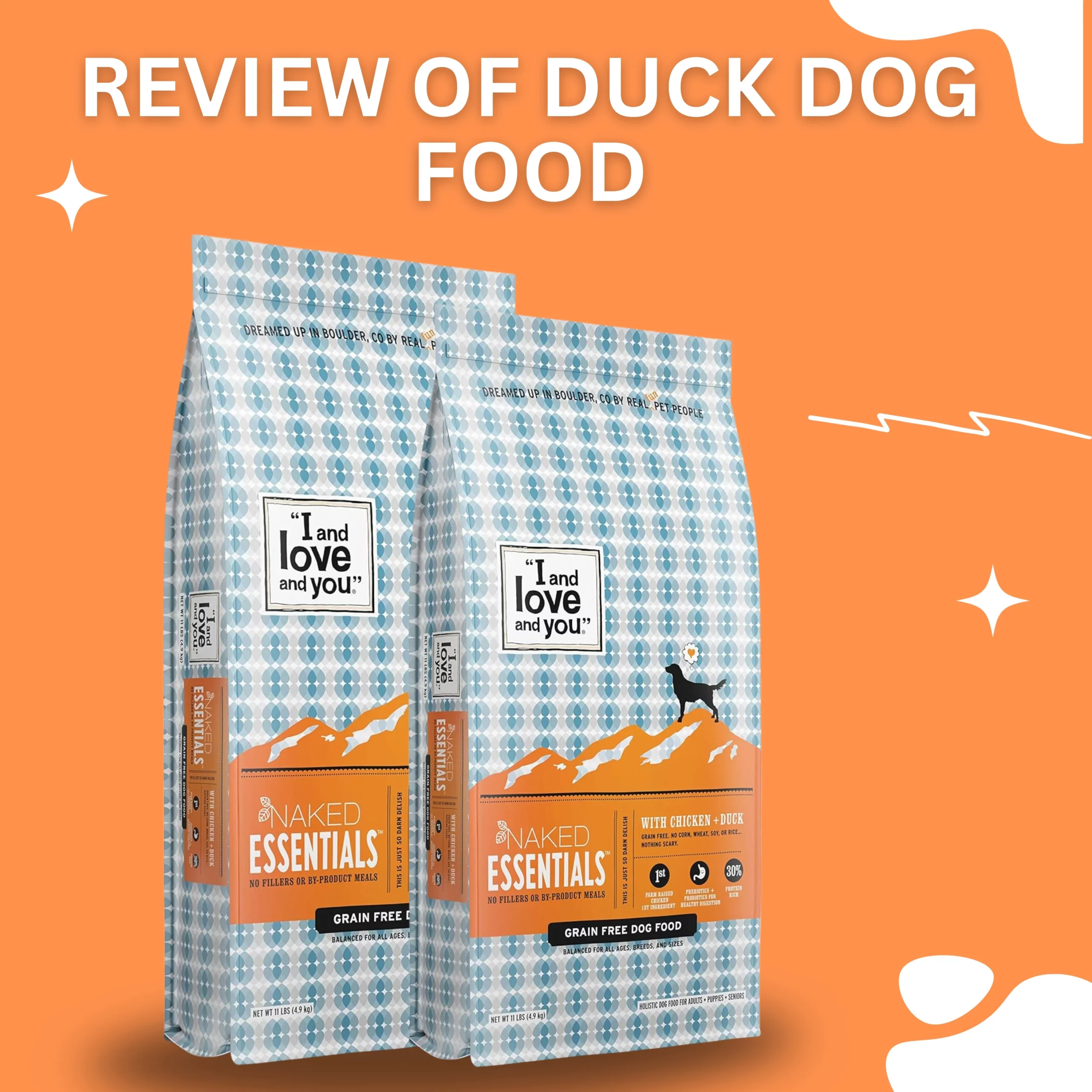 duck dog food