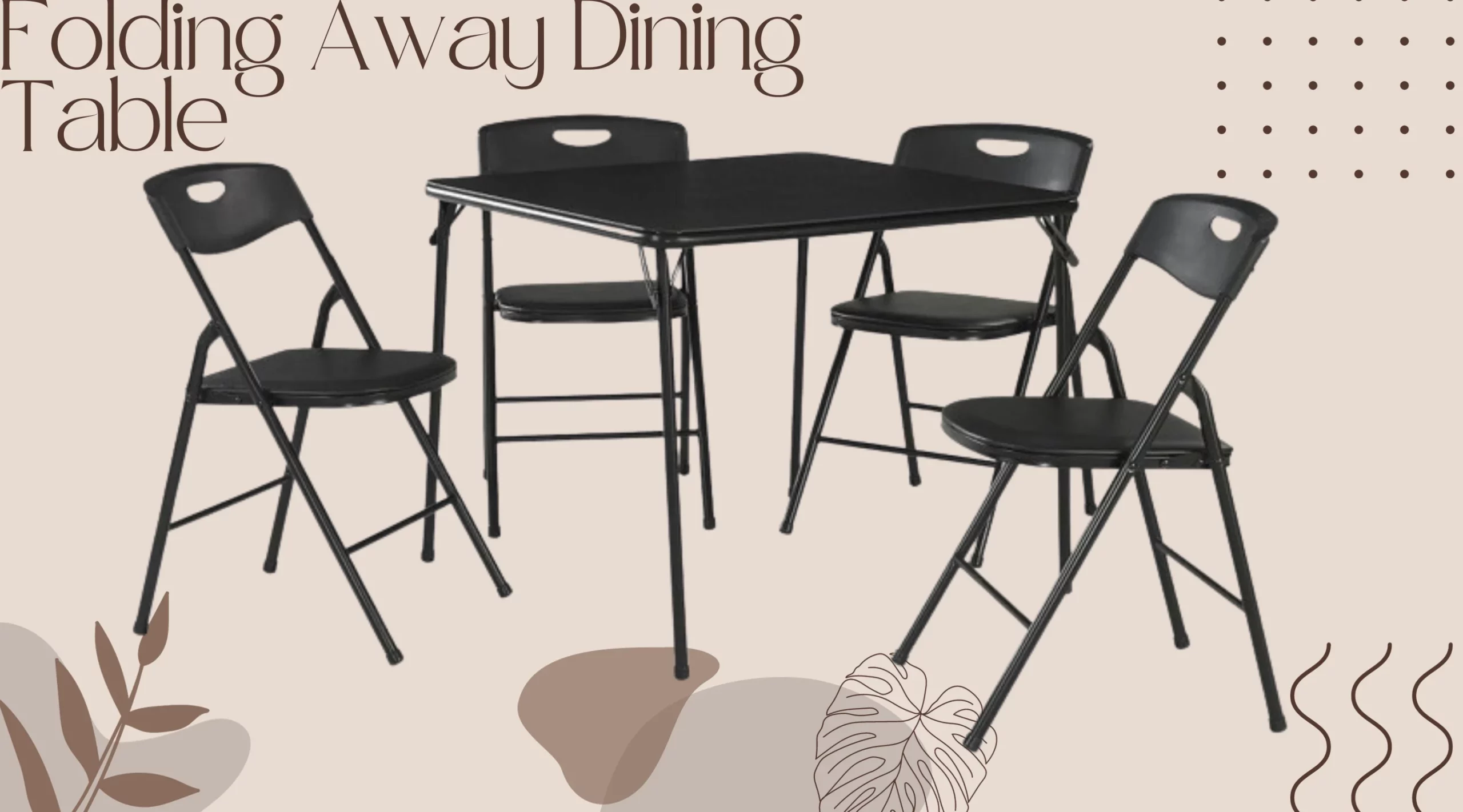 folding away dining table