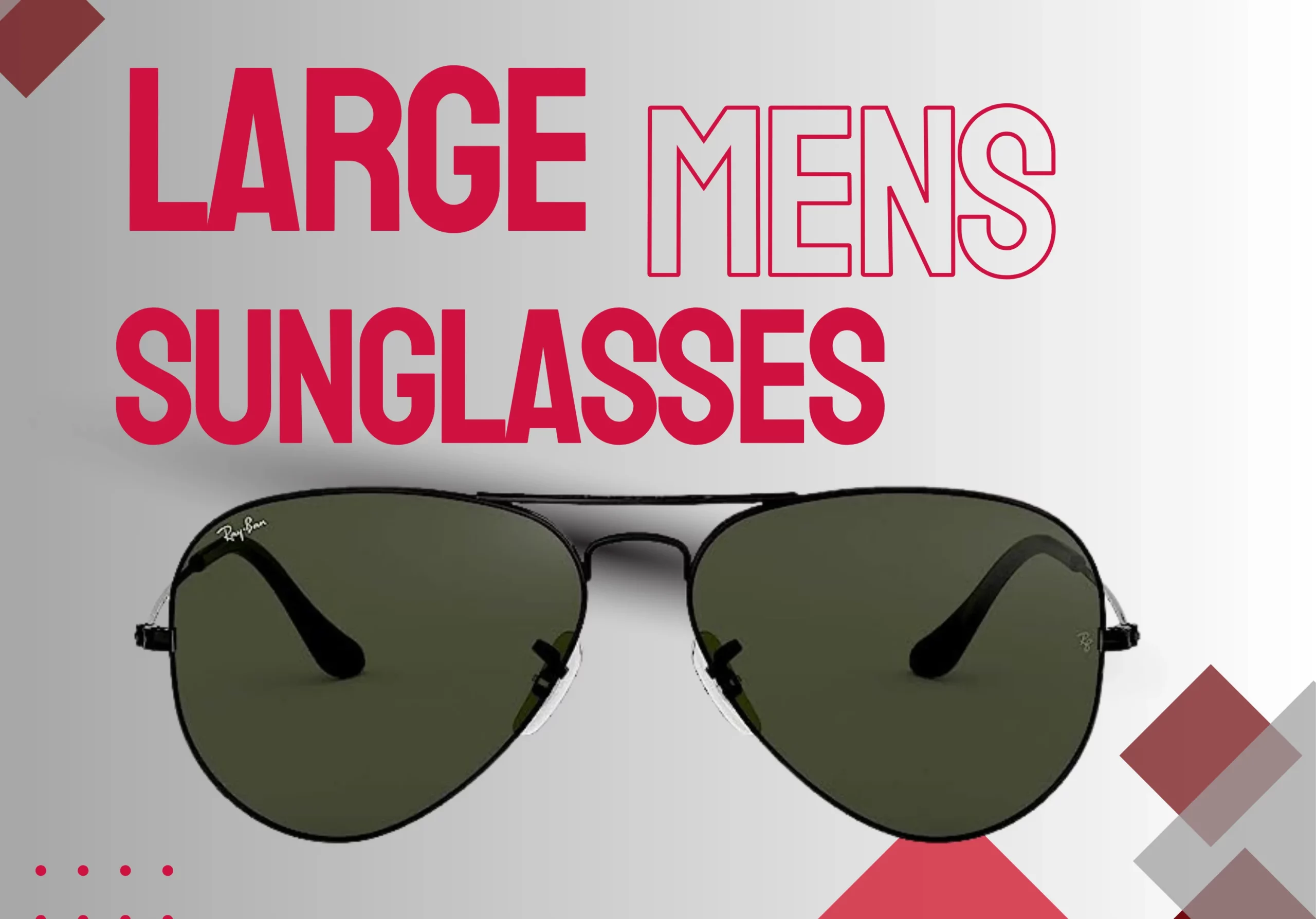 large mens sunglasses