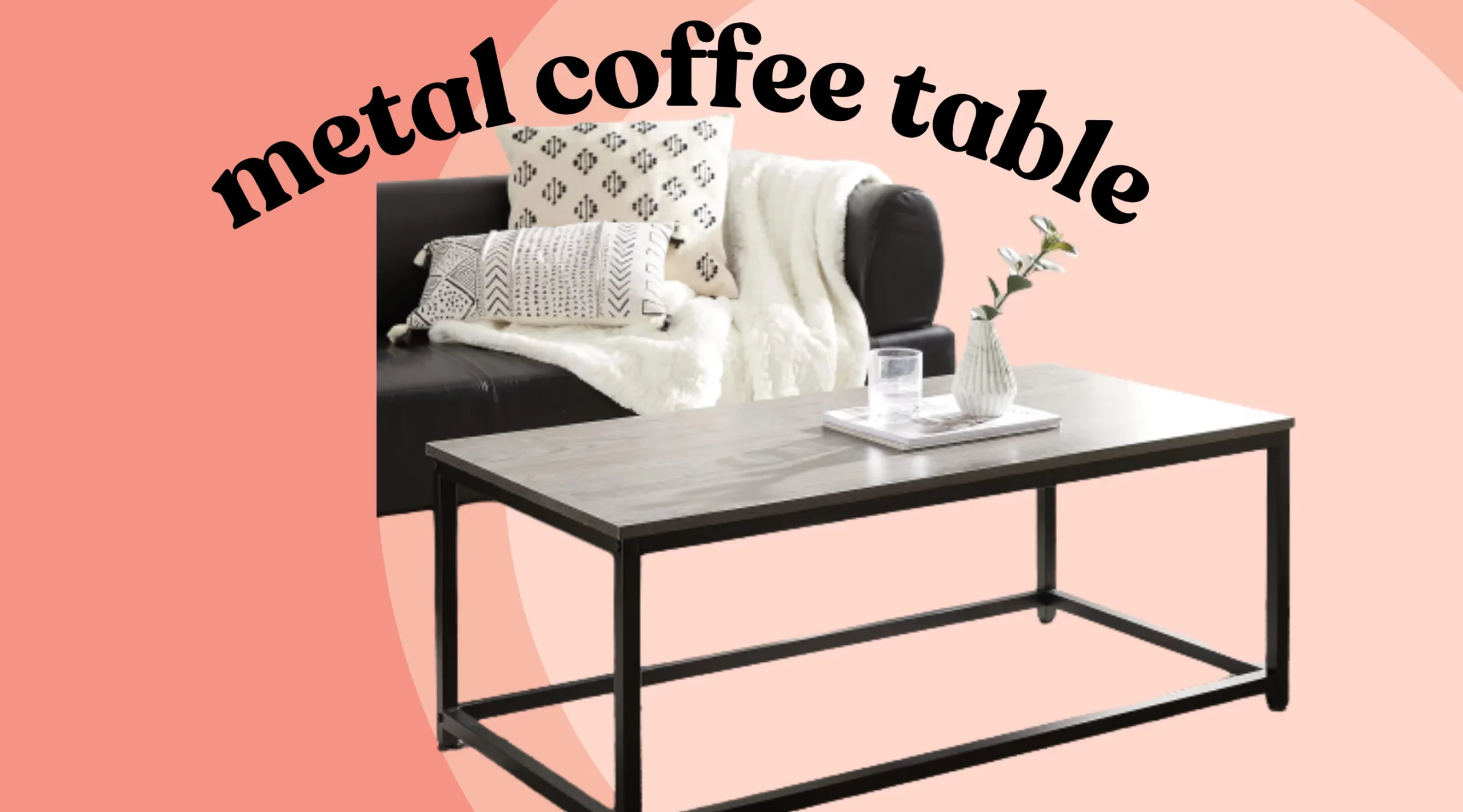 metal coffee table