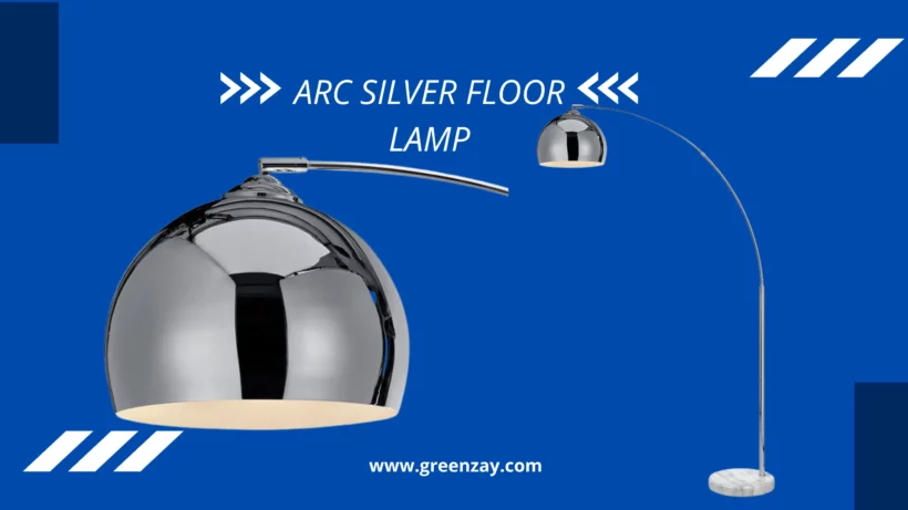 Arc Silver Floor Lamp