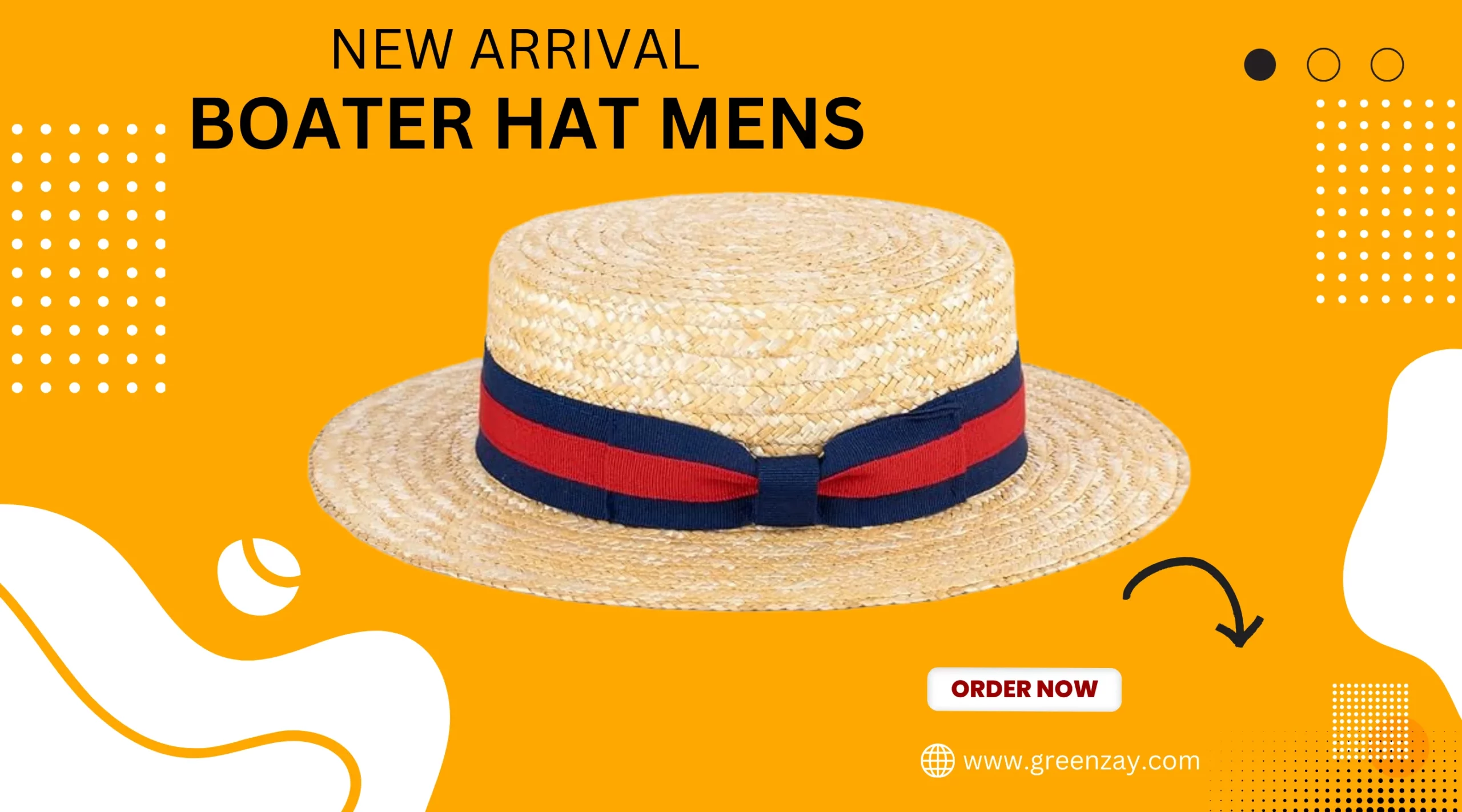 Boater Hat Mens