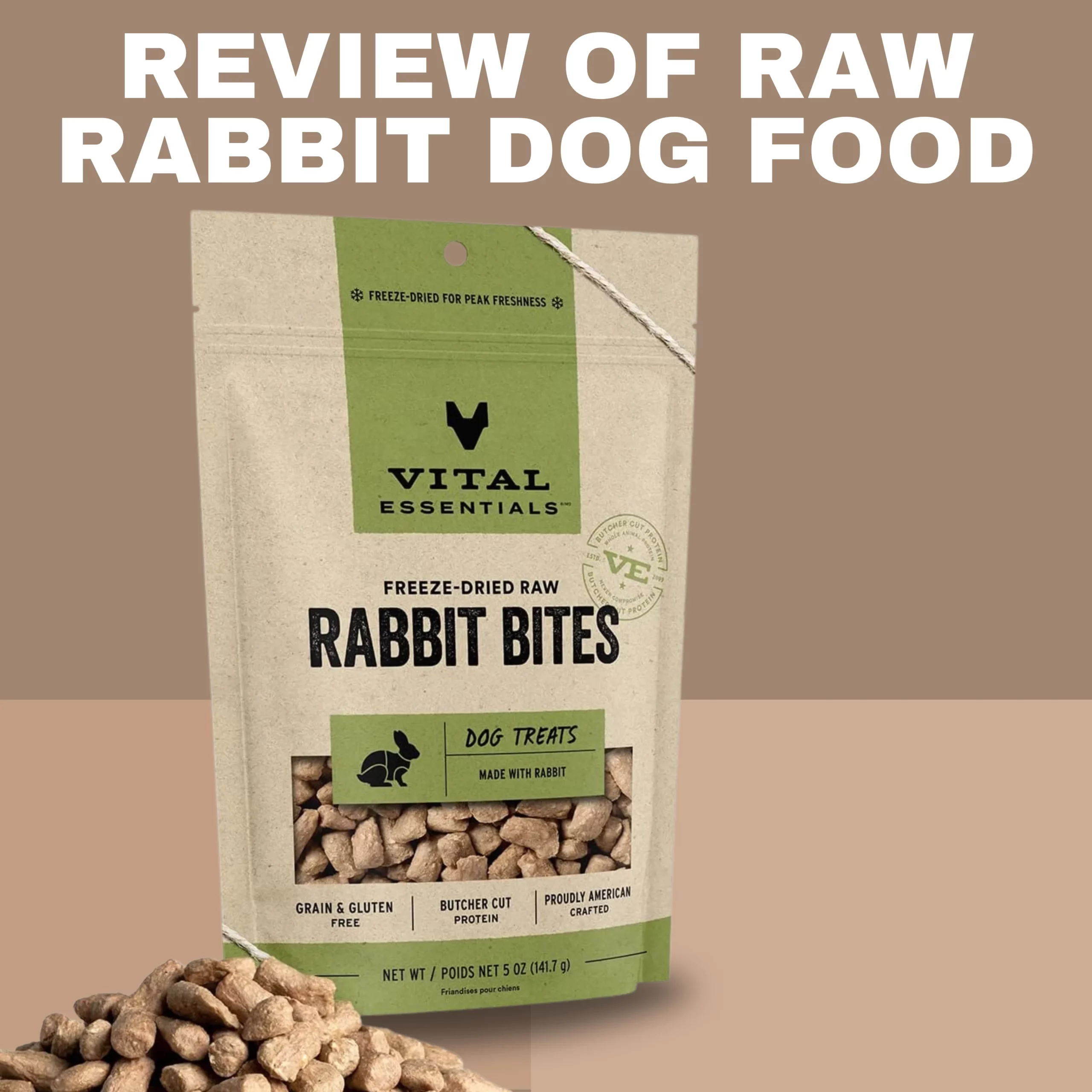 raw rabbit dog food 