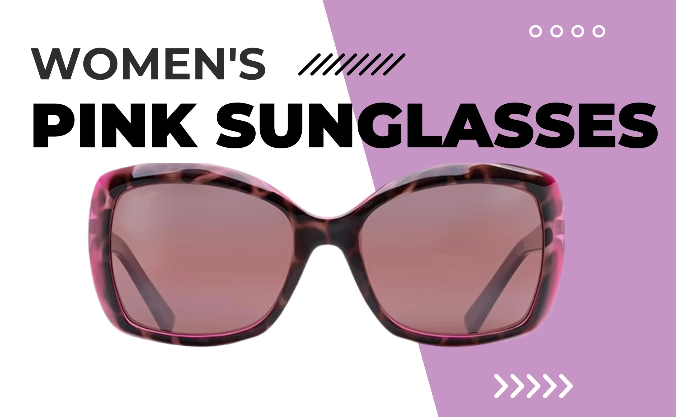women's pink sunglasses