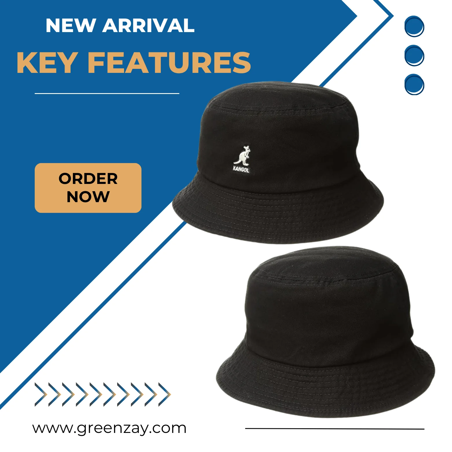 Golf Bucket Hat Men's