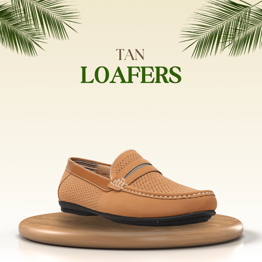 TAN Loafers