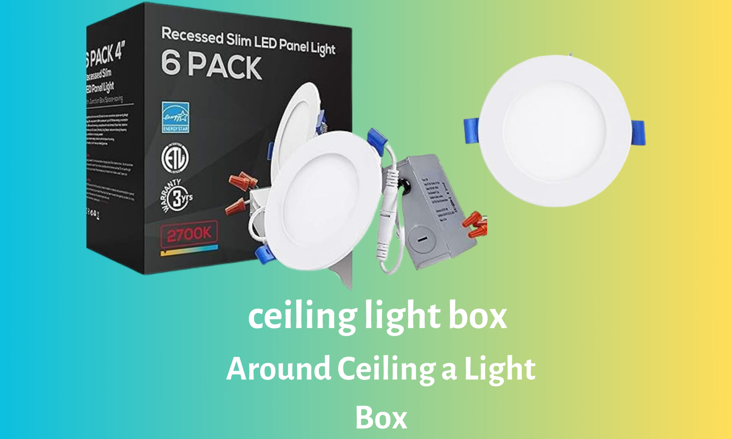 ceiling light box